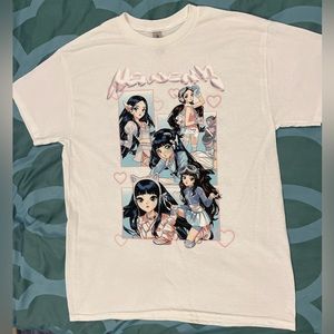 SOLD(Mercari) - New Jeans - K POP - white tee from Lollapalooza Merch in Chicago